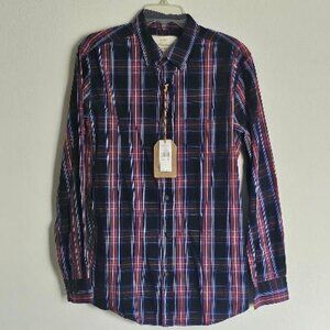 WEATHERPROOF VINTAGE Men's Plaid Cotton Shirt - Medium